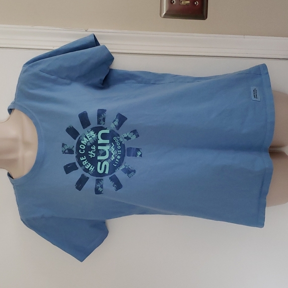 Life is Good Here Comes The Sun Shirt Size M - Picture 1 of 8